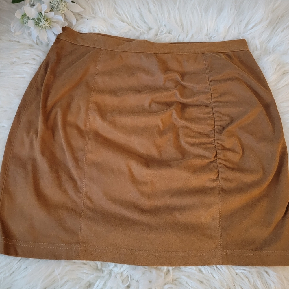 FESTIVAL 🌼❤️ Free People Brown Suede Mini Skirt G013
